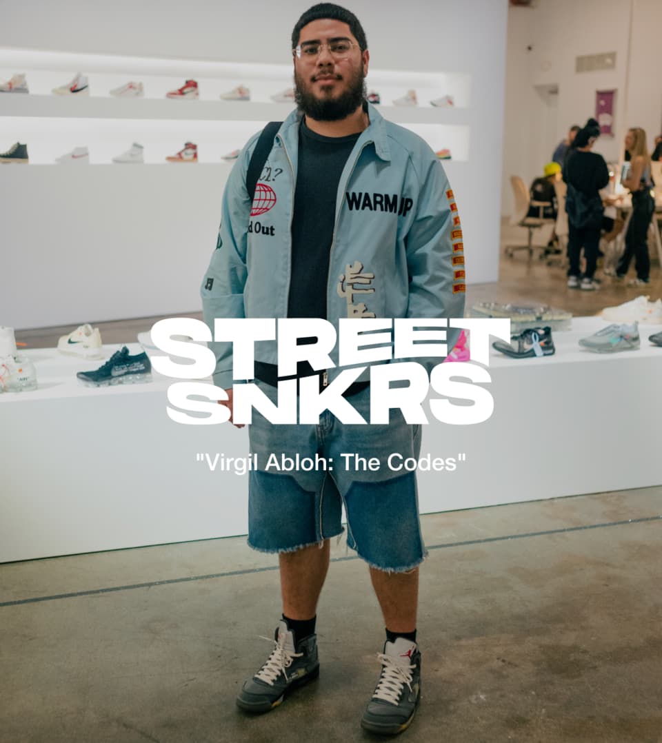 Street SNKRS « Virgil Abloh The Codes ». Nike SNKRS FR
